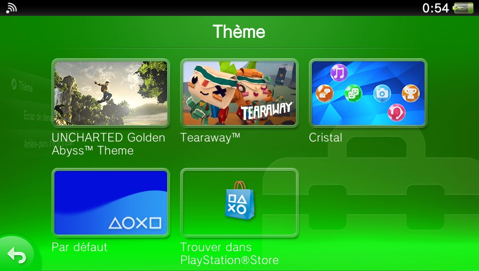 Comment personnaliser sa PS Vita avec des thèmes ?