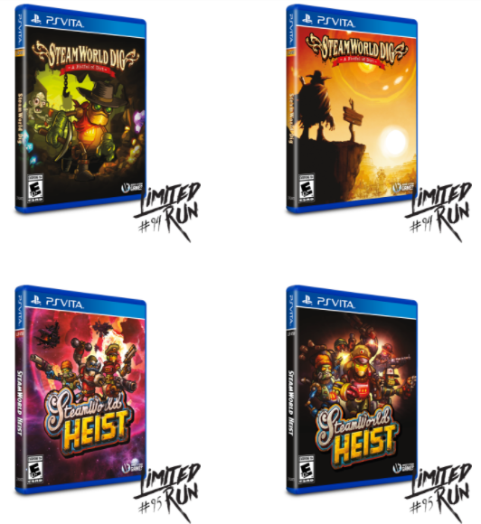 SteamWorld Dig & SteamWorld Heist PS Vita Limited Run