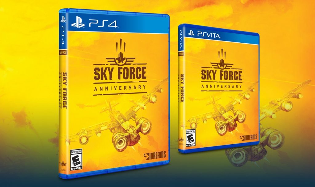 Sky Force Anniversary Limited Run PS VITA PS4