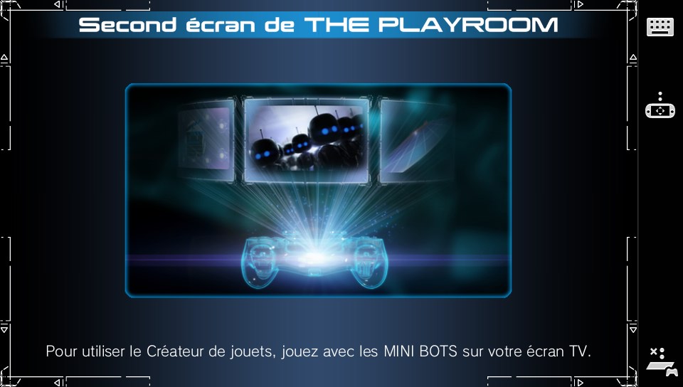 Second écran de The Playroom PS4 sur la PS Vita