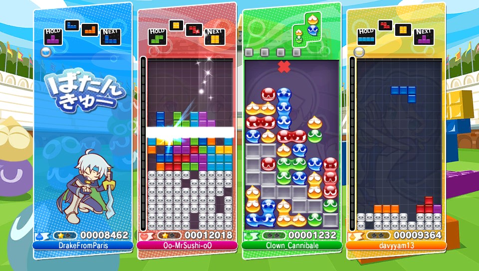 Puyo Puyo Tetris à 4 joueurs PS Vita/PSTV