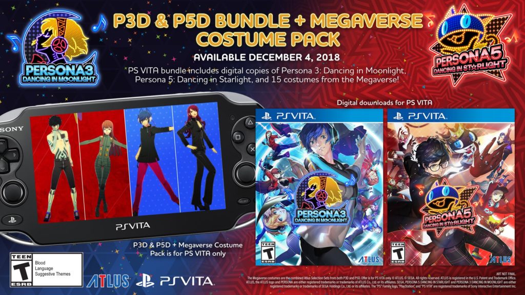 Persona 3 Dancing & Persona 5 Dancing PS Vita Bundle