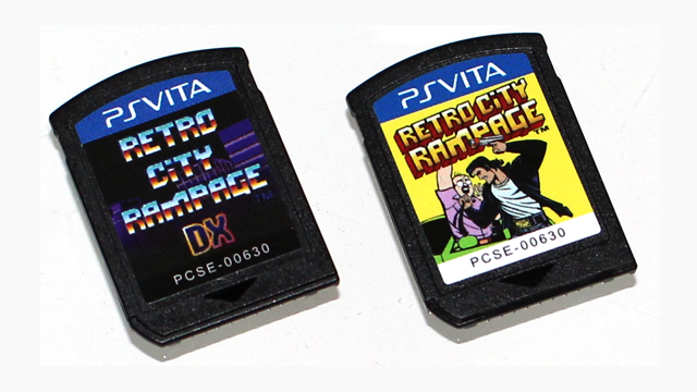 Reto City Rampage DX cartouches PS Vita