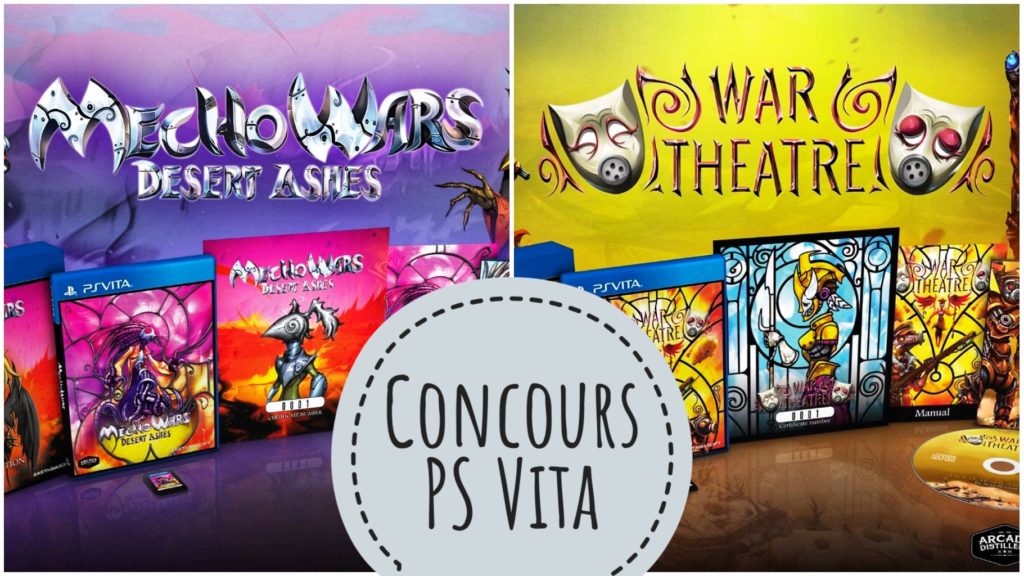 Concours Mecho Wars Desert Ashes & War Theatre PS Vita