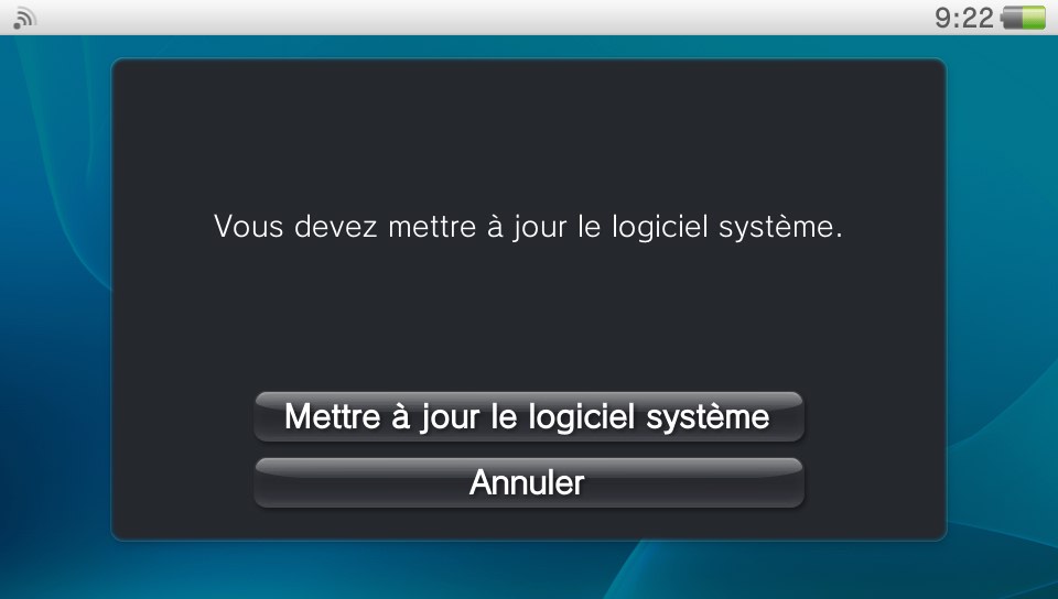 Mise à jour 3.71 PS Vita