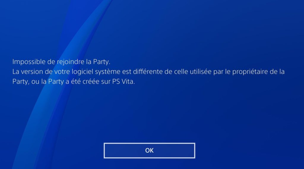 Rejoindre un salon Party PS Vita depuis la PS4