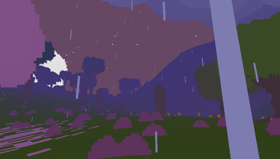 Pluie dans Proteus