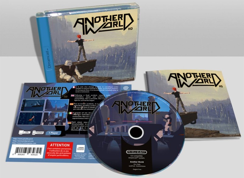 Another World 20th Anniversary Edition Dreamcast PixelHeart