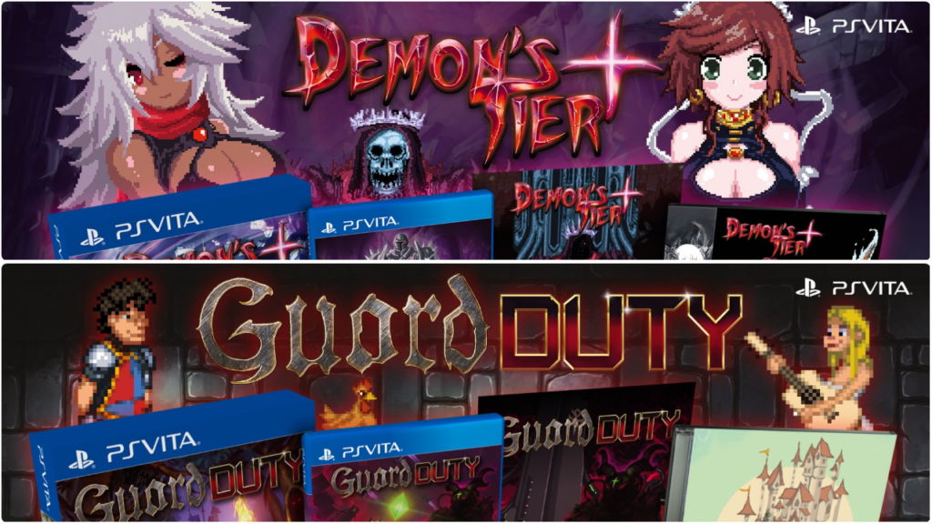 Demon's Tier et Guard Duty en éditions physiques limitées sur PS Vita