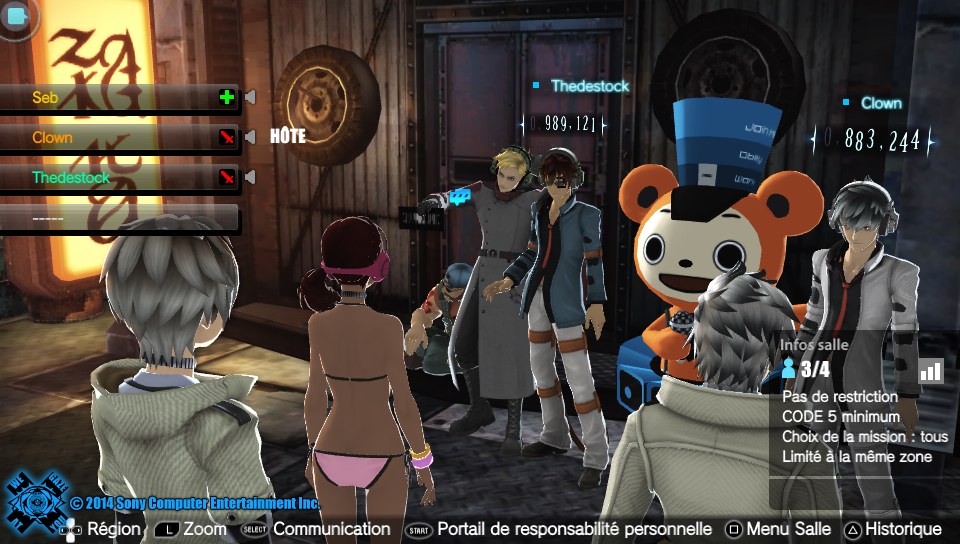 Freedom Wars en jeu online sur PS Vita