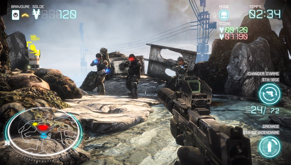 Killzone Mercenary en jeu online sur PS Vita