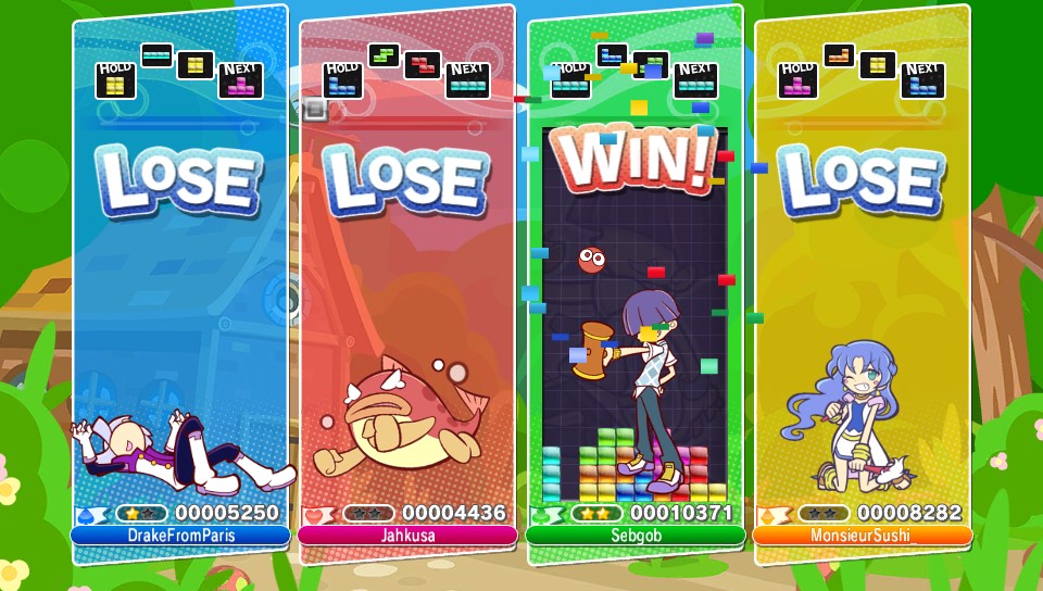 Puyo Puyo Tetris en jeu online sur PS Vita