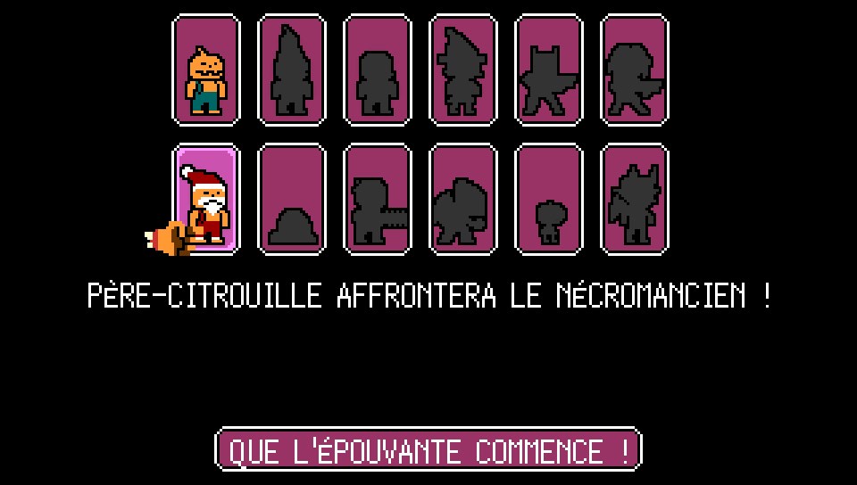 Les personnages a débloquer