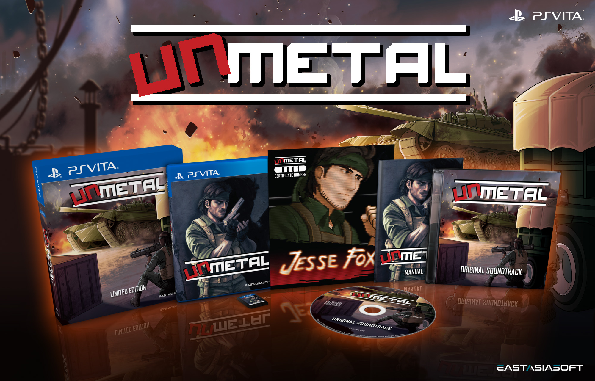 UnMetal édition physique limitée sur PS Vita