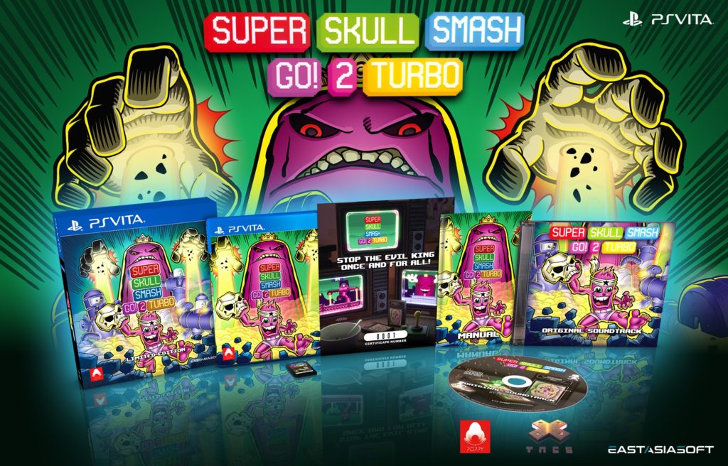 Super Skull Smash GO ! 2 Turbo édition physique limitée PS Vita