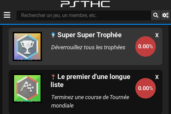 Horizon Chase Turbo trophées sur PSTHC