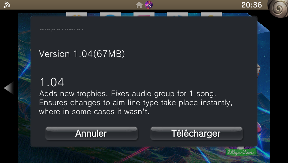 Habroxia 2 Mise à jour 1.04 PS Vita