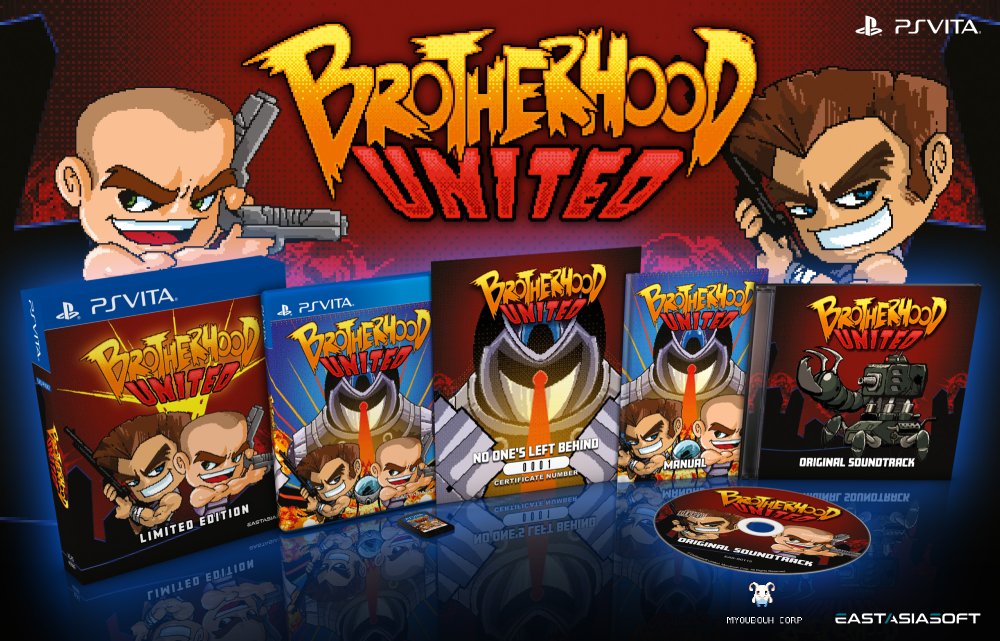 Brotherhood United édition physique limitée sur PS Vita