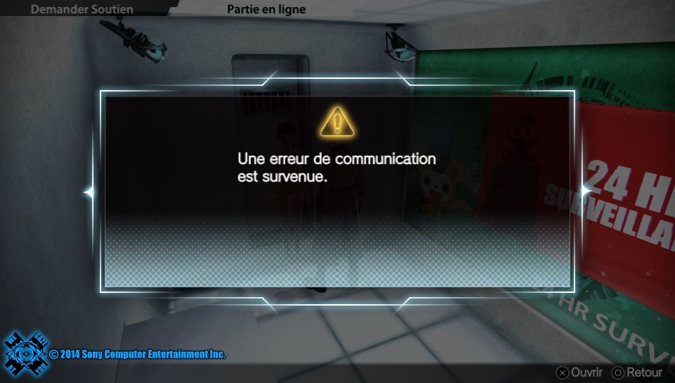 Freedom Wars erreur réseau