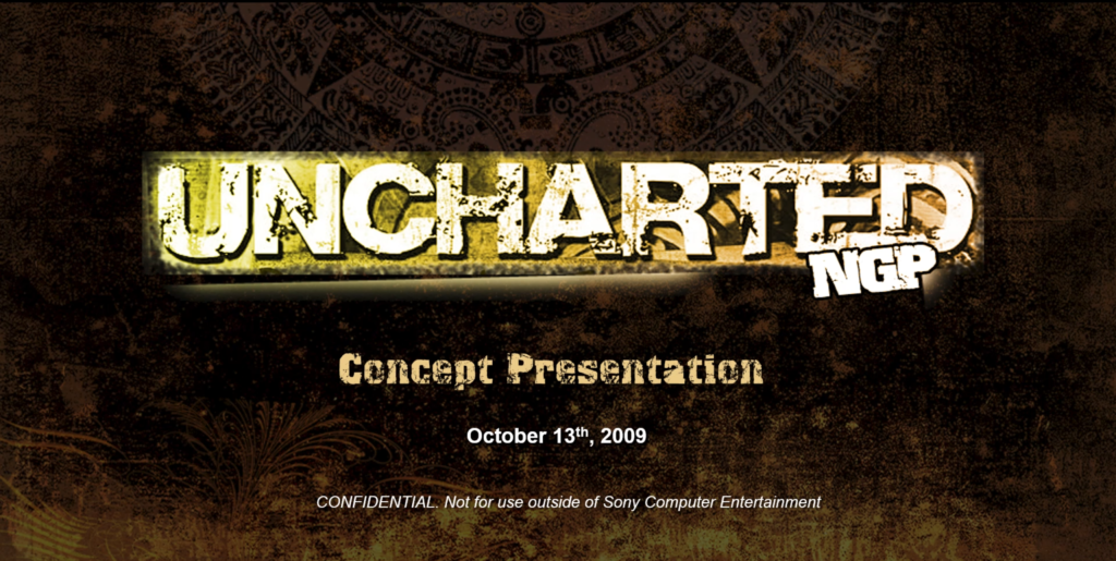 Uncharted leak presentation PS Vita