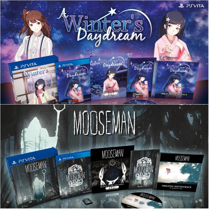 A Winter's Daydream et The Mooseman en éditions physiques limitées sur PS Vita