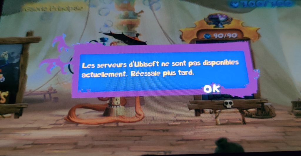 Rayman Legends erreur PS Vita