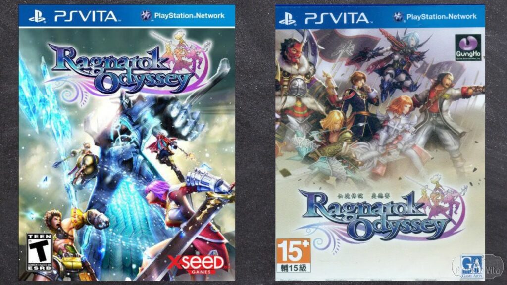 Ragnarok Odyssey covers