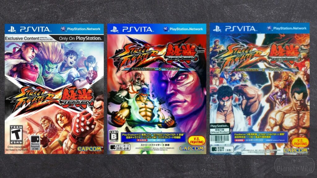 Street fighter X Tekken PS Vita