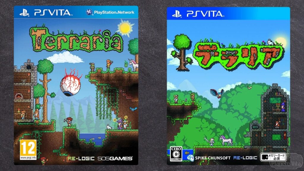 Terraria en version européenne et japonaise sur PS Vita