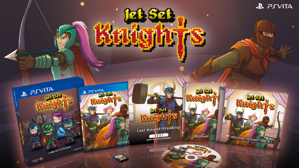 Jet Set Knights sera disponible le jeudi 8 juin en édition limitée sur PS Vita