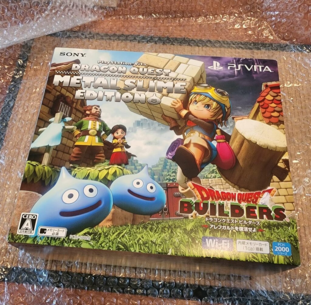 [Unboxing] La PS Vita Dragon Quest Metal Slime Edition