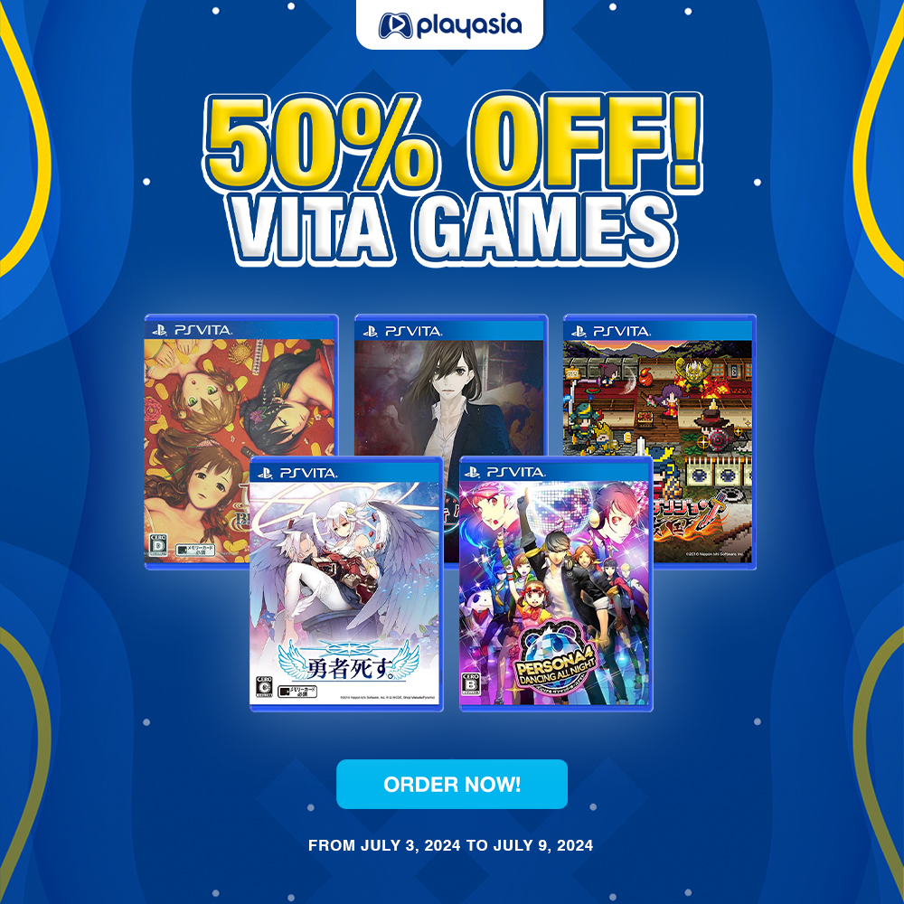 50% OFF VITA GAMES @ Play-Asia