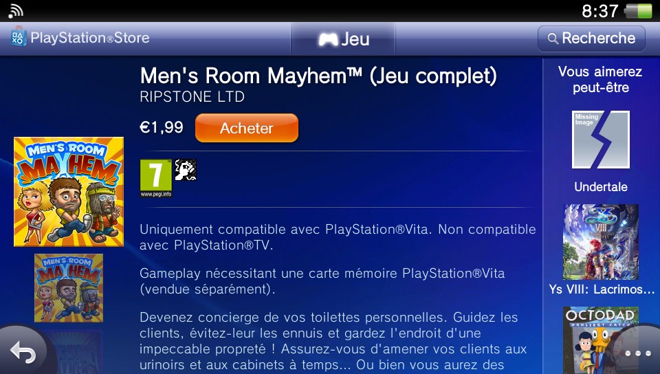 Men's Room Mayhem PlayStation Store