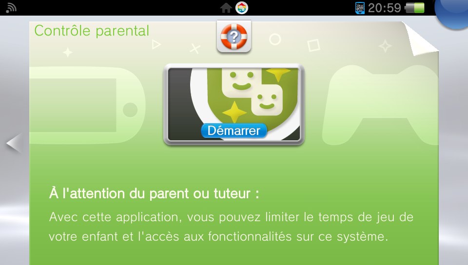 Application de Contrôle Parental sur PlayStation Vita